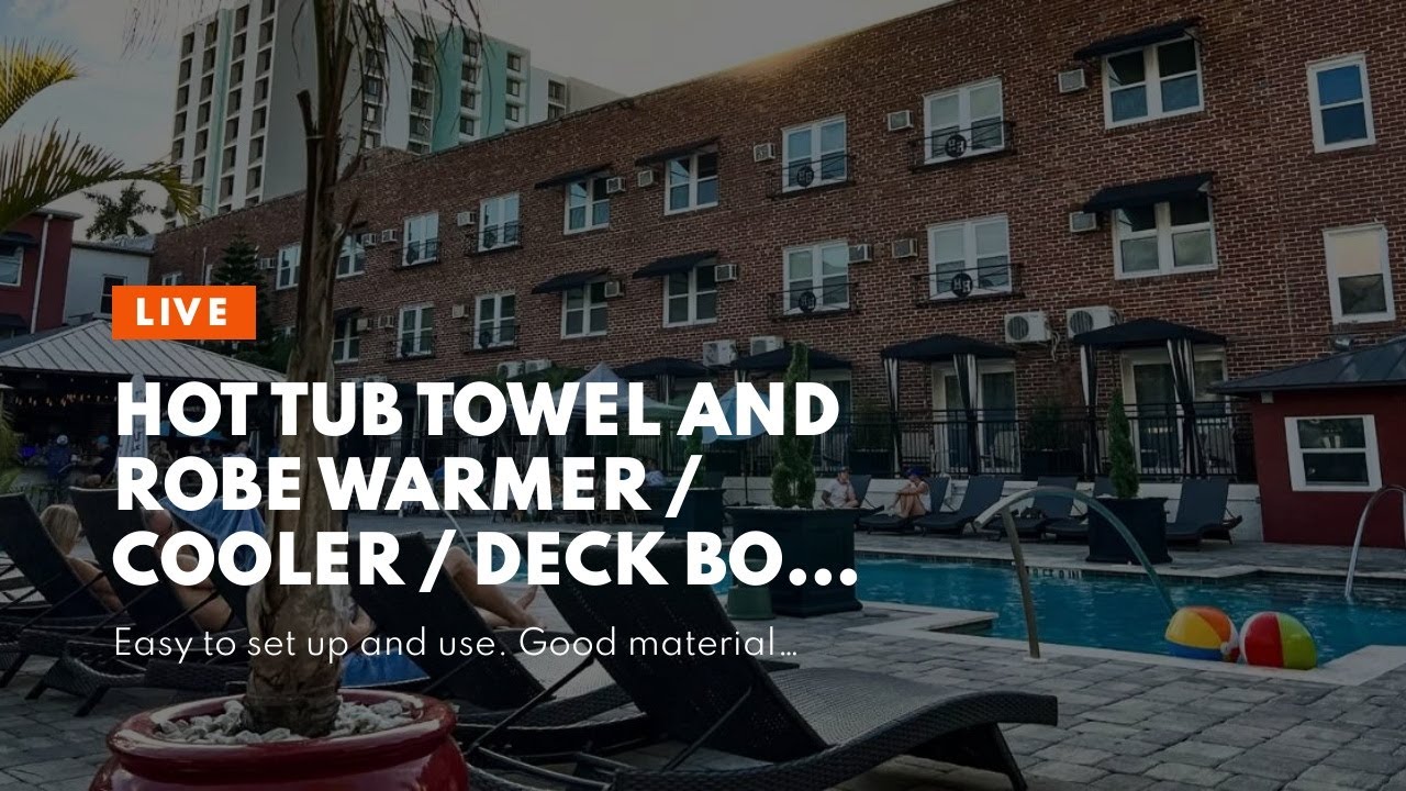 Hot Tub Towel and Robe Warmer / Cooler / Deck Box with Microwavable ...