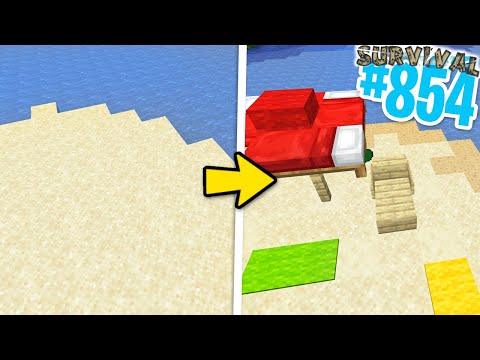 COME FARE una SPIAGGIA CUSTOM - Minecraft ITA SURVIVAL #854