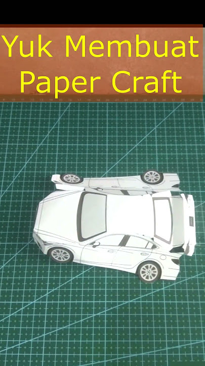 Cara Membuat Papercraft Mobil Sederhana #shorts #papercraft