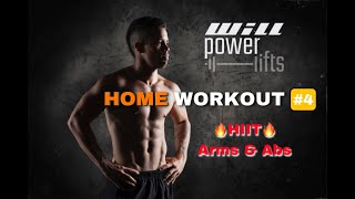 Hiit workout (abs & arms)