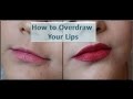 How I Overdraw My Lips | Making Small Lips Look Bigger