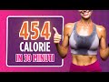 Allenamento cardio a casa brucia calorie:  454 k/cal in 30 minuti