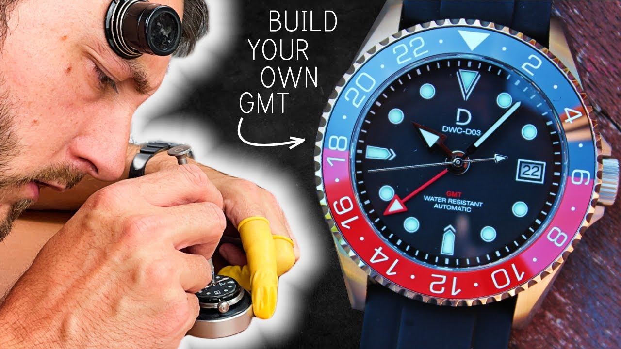 BUILD your own GMT with the NEW Seiko NH34 movement! | DIY Watch Club  