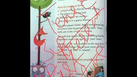 English Grammar Class 3 Ch-14 Simple Past Tense
