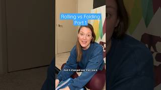 Should you roll or fold your clothes when packing?! | Part 1