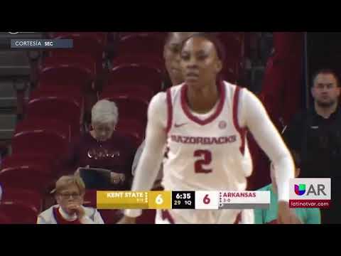 Las lady Hogs vencen a Kent State y avanzan a 4 0