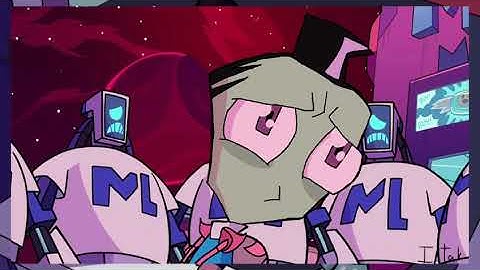 Invader zim - sad person au.