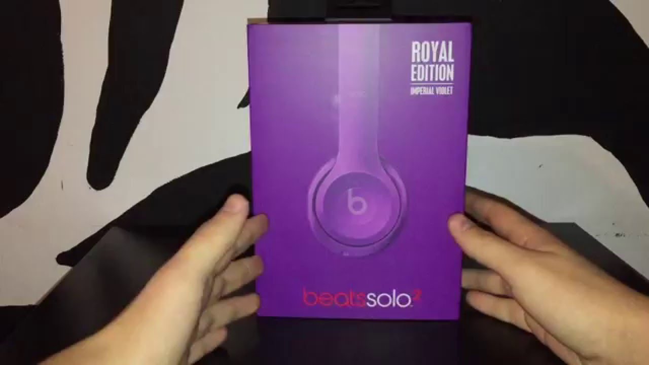beats solo 2 wired purple
