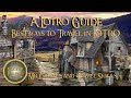 Best ways to travel in lotro milestones and travel skills  a lotro guide