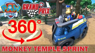 360° VR, MONKEY TEMPLE SPRINT - The Jungle, Chase, PAW Patrol: Grand Prix, Walkthrough, Gameplay, 4K screenshot 3