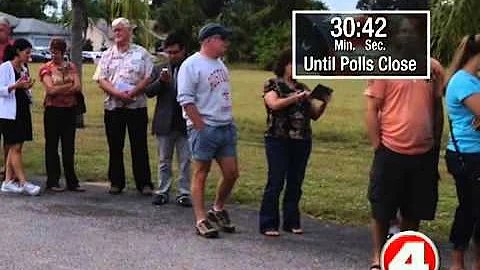 Voter frustration at the polls in Lee County