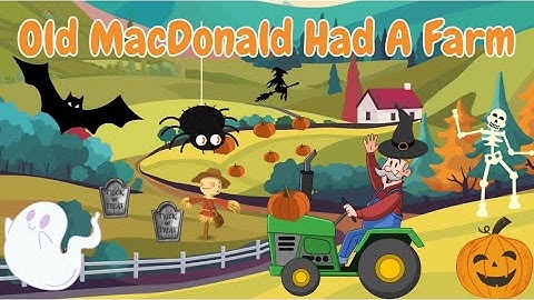 Old MacDonald Had A Farm: Halloween Edition | Nursery Rhymes | Preschool Songs #kidssongs #kidstv