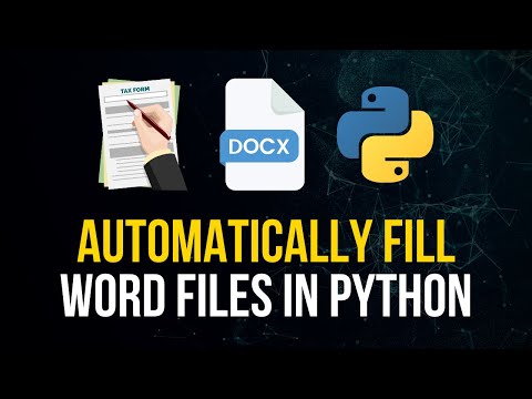 Automatically Fill Word Files with Python