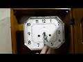 Часы  ОЧЗ настенные механические СССР с боем 1962 года