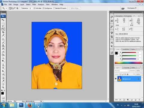 Cara Mengganti Background Pas Foto dengan Cepat