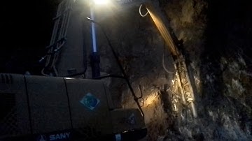 Breaker performance of sany excavator