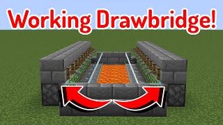 Minecraft: Working Drawbridge (1 Minute Tutorial!) Profile