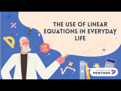 The Use of Linear Equations in Everyday Life