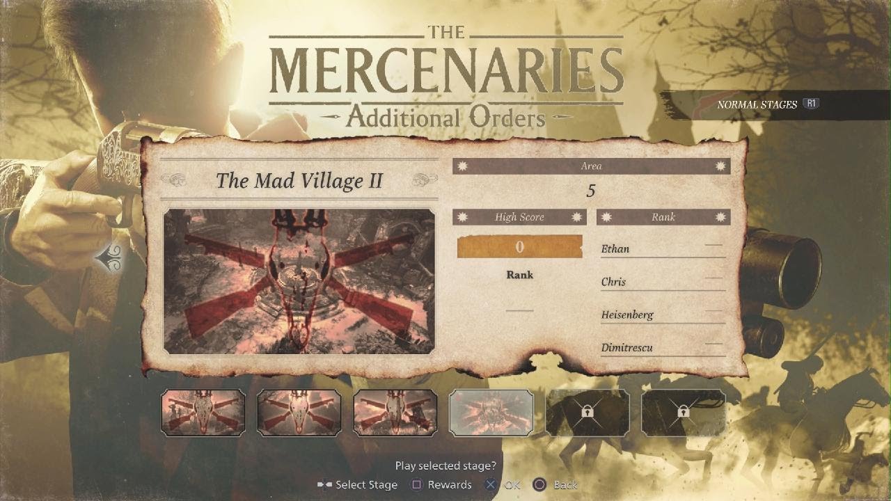 Resident Evil Village - Mercenaries - The Mad Village 2 - Dimitrescu - SSS Rank