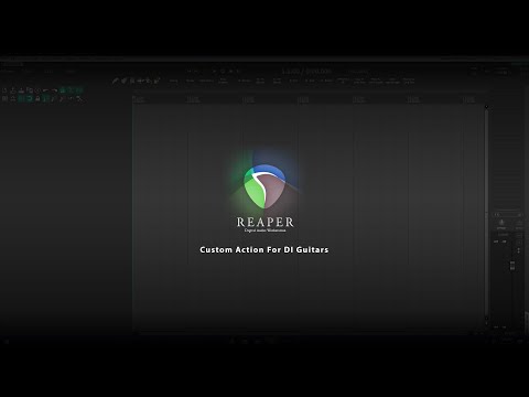 REAPER - Custom Action For DI Guitars