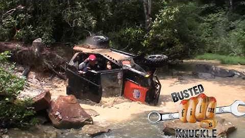INSANE RZR Creek Rollover!