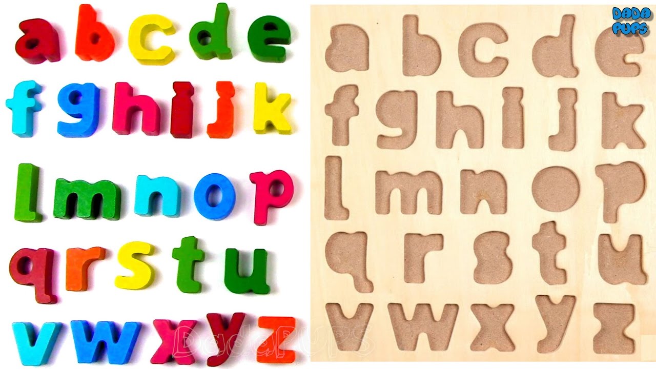Learn Alphabetslearn The Alphabet With Foodabc Puzzlelearn A To Z