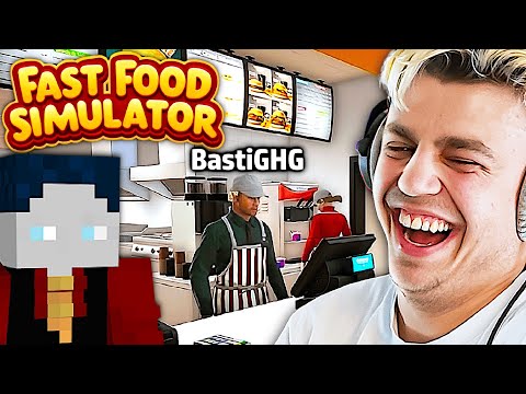 Papaplatte & BastiGHG spielen den Fast Food Simulator (UNCUT)