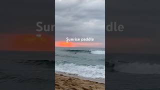 Paddling out early is the hack to having a great day 🤙 #surf #sunrise