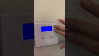 Pro1 thermostat with GE zone line PTAC configuration