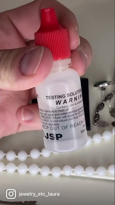 Testing sterling silver with 18k testing solution— a quick tutorial ...