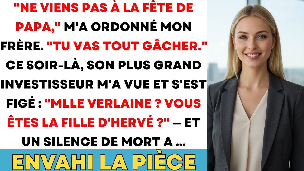 Ma Famille M'a Exclue De L'anniversaire De Papa — Son Associé A Perdu La Parole En M'apercevant...