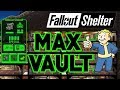 FALLOUT SHELTER MAXED OUT VAULT! MAX EVERYTHING! 200 Dwellers (BEST LAYOUT!)