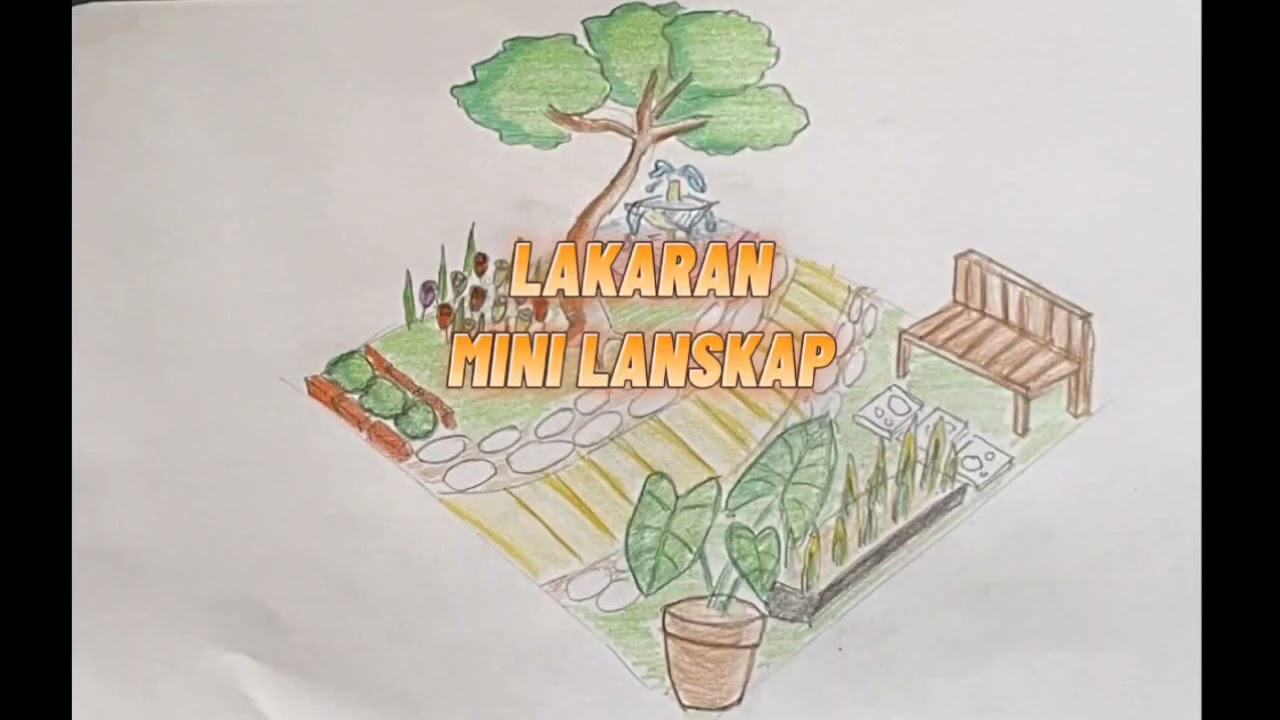 Lakaran Mini Lanskap Aktiviti Kelab Keceriaan Dan Lanskap Youtube
