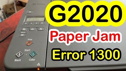 Canon G2020 Paper jam problem Error 1300 Solution || How to Fix Canon G2020 paper jam problem