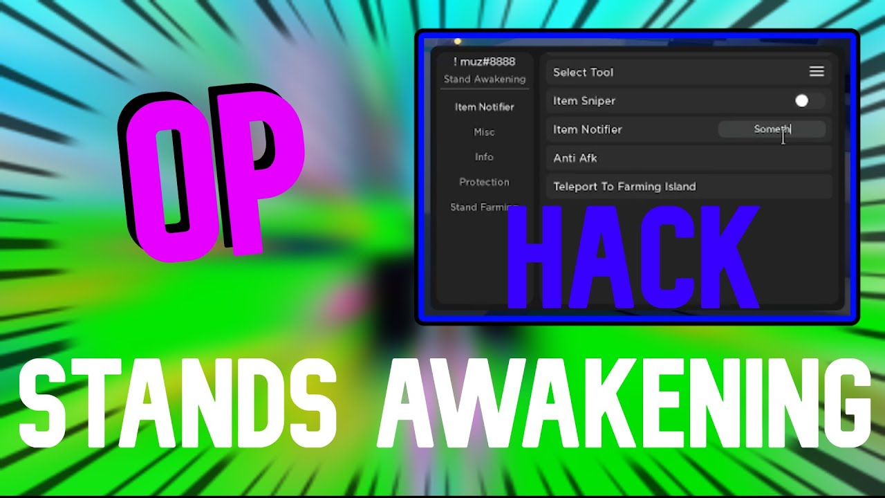 ROBLOX Stands Awakening SCRIPT AUTOFARM, VERY OP!! (PC and Mobile!) 