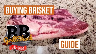 How to buy a brisket - picking a good brisket