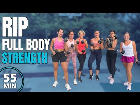 Full Body Strength RIP Workout | Get Lean Toned and Fit Fast | Dumbbell at Home Workout