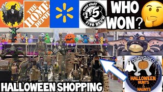 WHO IS BEST? - HALLOWEEN SHOPPING ANIMATRONICS FIVE BELOW HOME DEPO TARGET #spookyseason #halloween