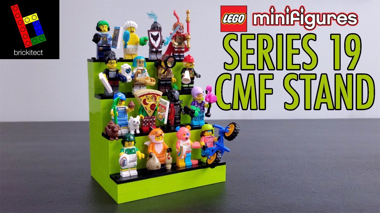 Building A Custom Lego Series 19 Cmf Stand My Thoughts On The Series Youtube