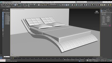 3DsMax Tutorials,Tutorial on Modeling & Texturing a Modern Bed in Interior in 3dsmax ( Part 1)