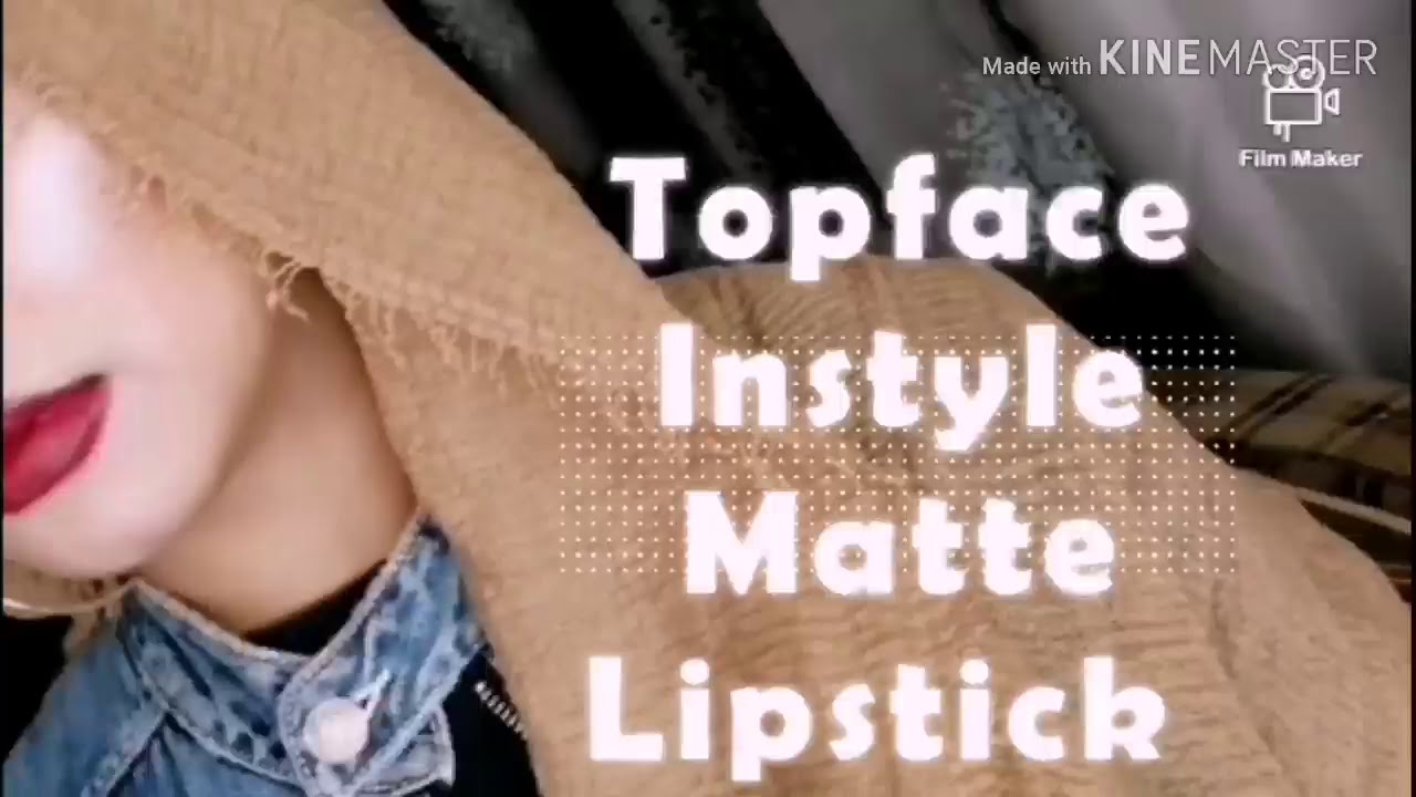 topface instyle matte lipstick