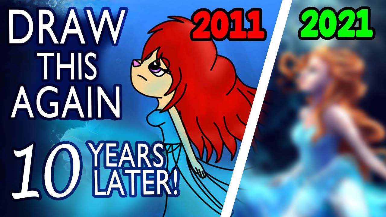 DRAW THIS AGAIN CHALLENGE - 10 YEARS LATER! - Breathe