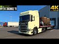 Euro Truck Simulator 2 | Realistic Scania Sound Mod | RTX 3080Ti - PC Gameplay