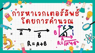 การหาเวกเตอร์ลัพธ์โดยการคำนวณ