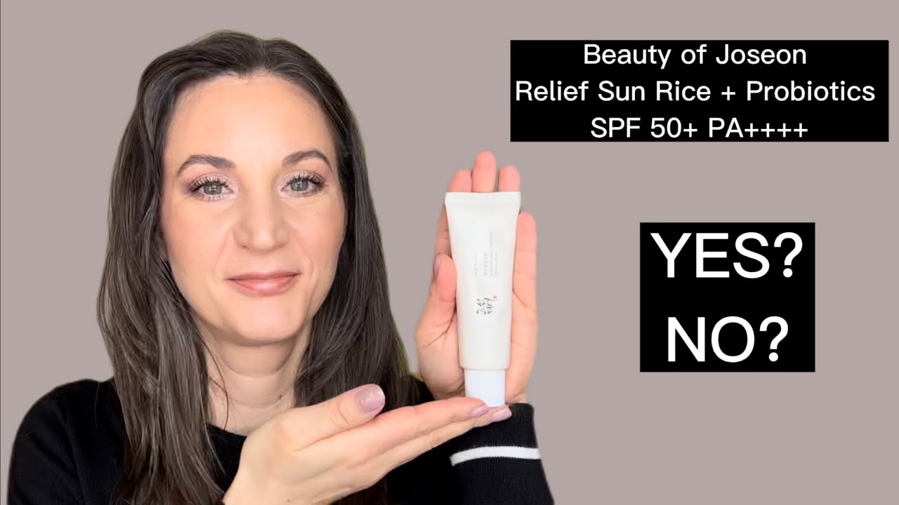 video BEAUTY OF JOSEON Relief Sun Rice + Probiotics SPF 50+
