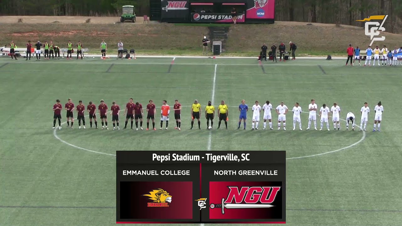 North Greenville vs. Emmanuel NGU Men's Soccer 2021 YouTube