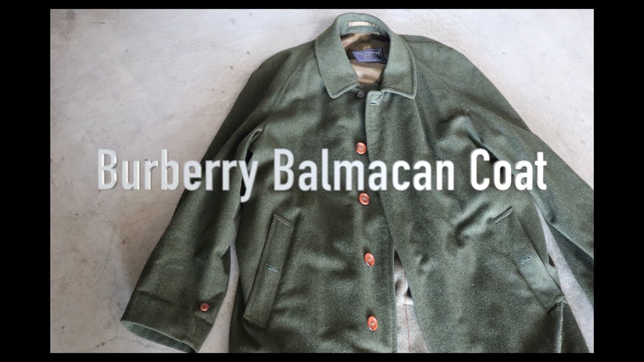 Burberrys Balmacan Coat】バーバリーの珍しいバルマカンコート 