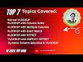 Master VLOOKUP + MATCH + OFFSET in Excel 🔥 Complete Advanced Combo Tutorial 2026