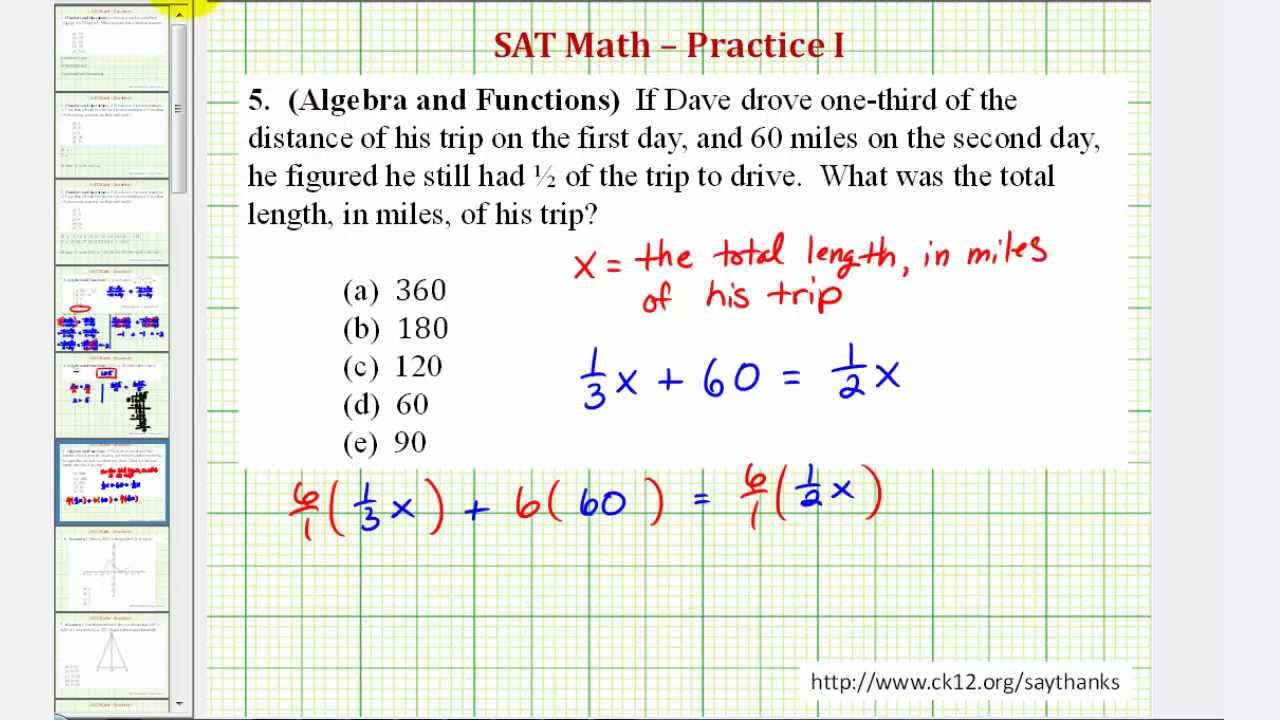 sat math practice