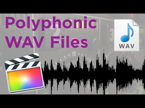 Why and How to use Polyphonic WAV Files (in FCPX)
